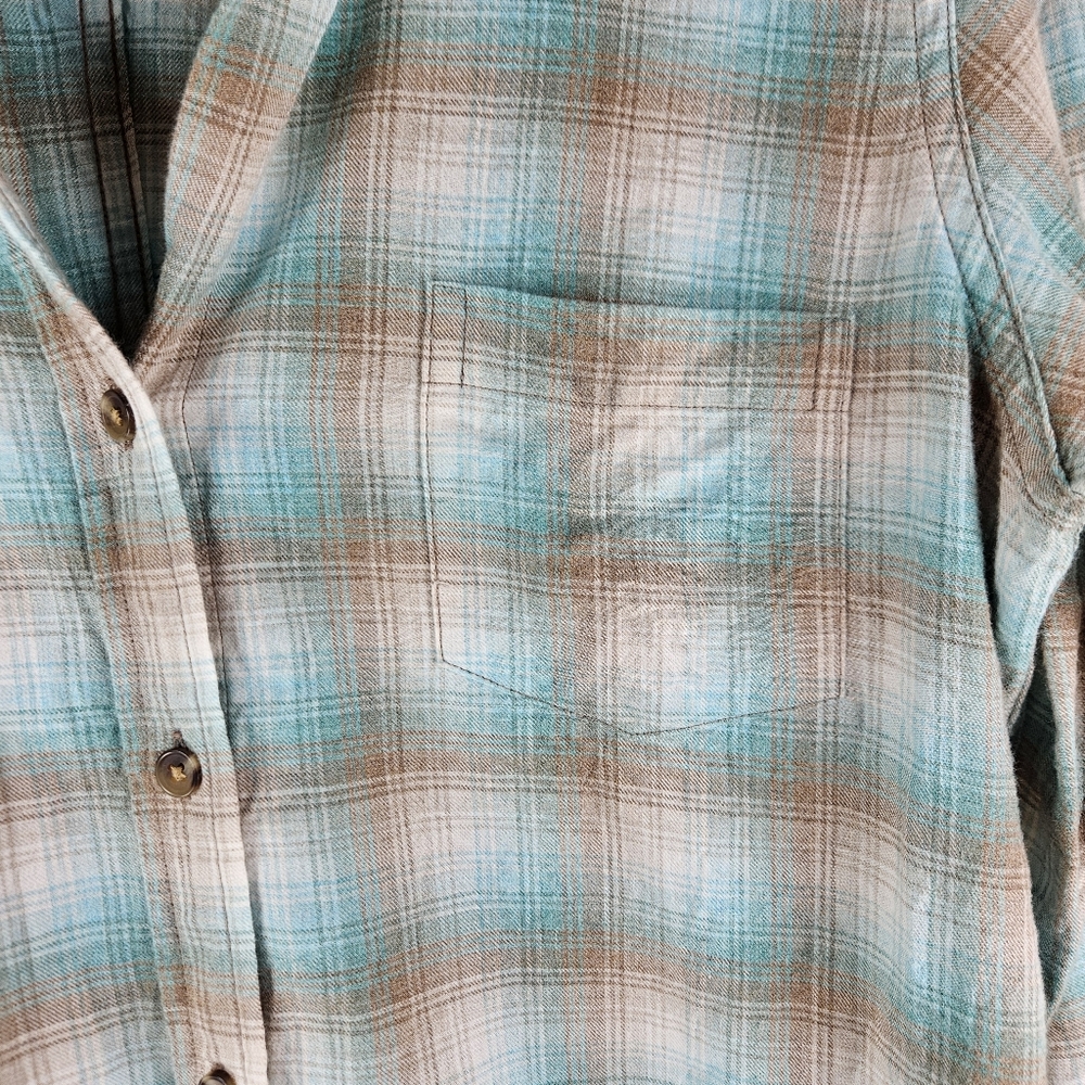Pendleton Plaid Boyfriend Double Brushed Flannel … - image 3